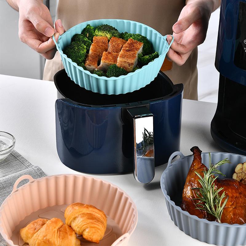 Air Fryer Silicone Pot Liner - Silicone bakmat voor airfryer, bakmandje, panbeschermer,