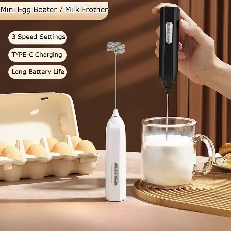 Portable Blender Usb Rechargeable - Elektrische handmixer voor melkschuim, oplaadbaar via