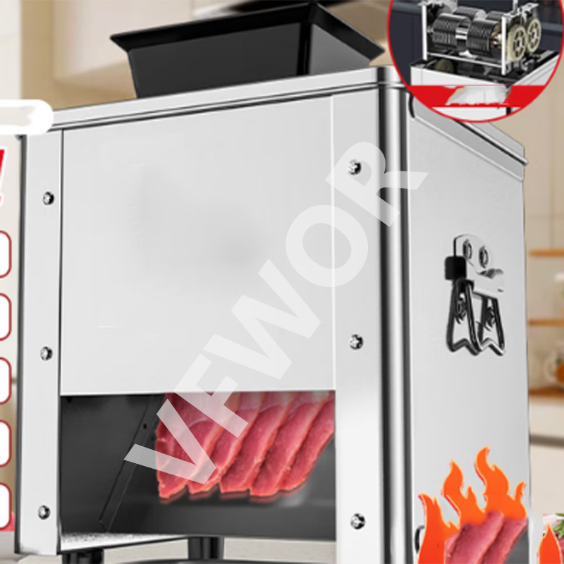 Nieuwe kleine commerciële auto - Automatic Meat Slicer Home recensie en prijs