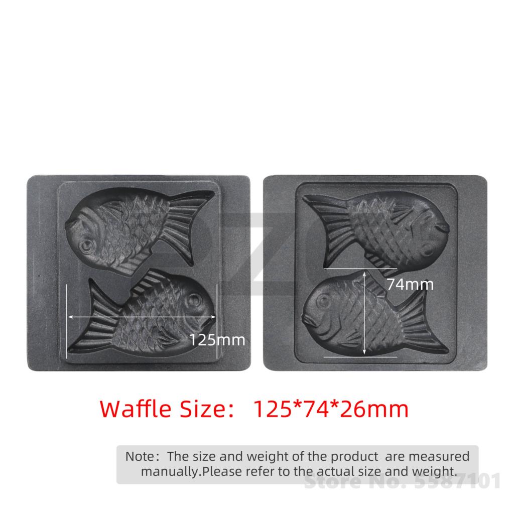 Rvs Gas Taiyaki Machine 2 Stuk - Mini Waffle Maker Machine recensie en prijs
