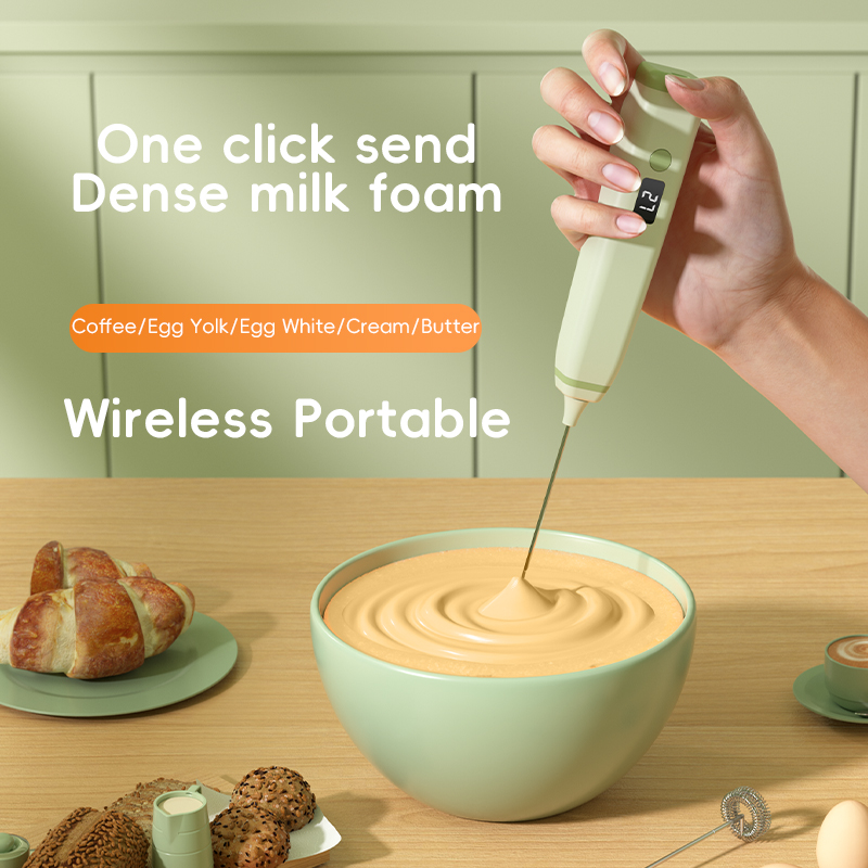Melkopschuimer Wand voor koffi - Electric Milk Frother Handheld recensie en prijs