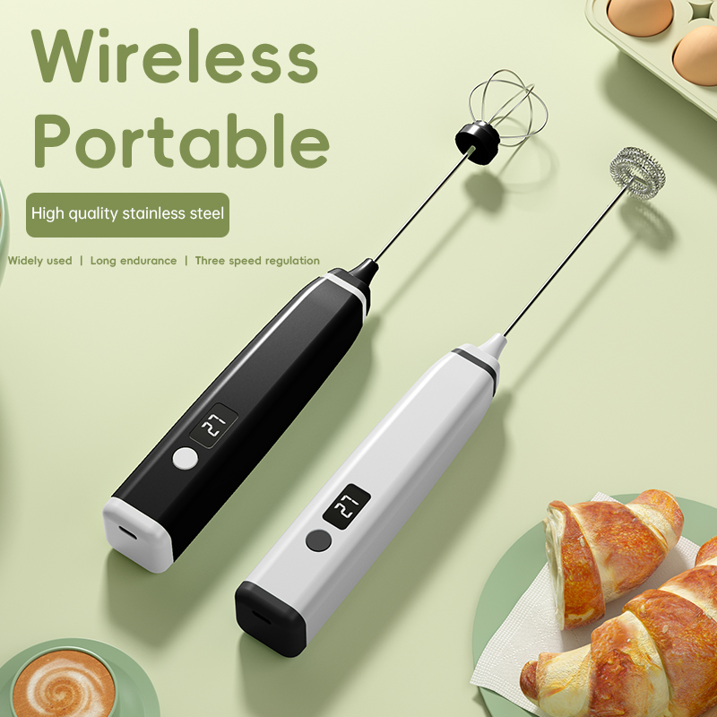 Melkopschuimer Wand voor koffi - Electric Milk Frother Handheld recensie en prijs