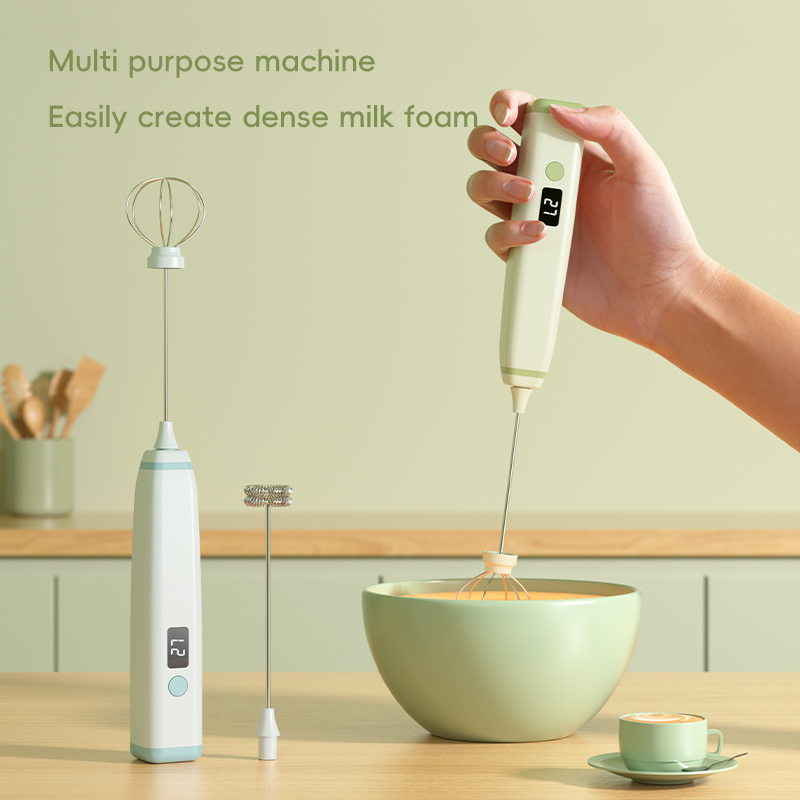 Melkopschuimer Wand voor koffi - Electric Milk Frother Handheld recensie en prijs