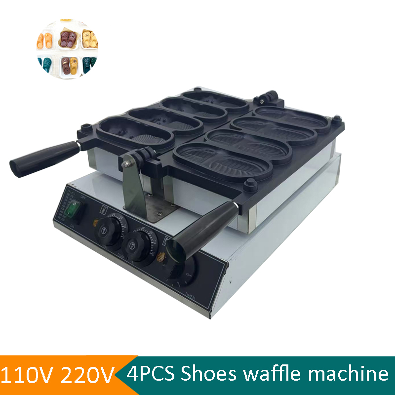 Commerciële wafelmachine in sl - Mini Waffle Maker Machine recensie en prijs